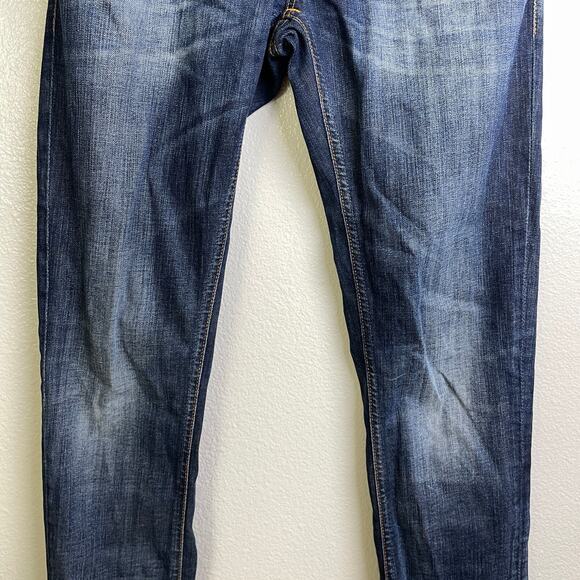 Nudie Jeans Grim Tim 29 Slim Straight Denim Button Fly Fades Organic Cotton - Picture 4 of 10